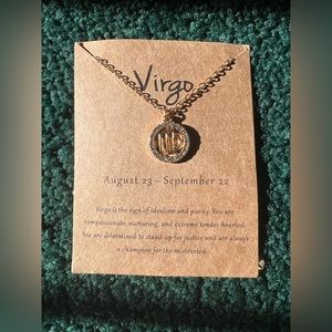Virgo Constellation Charm Necklace